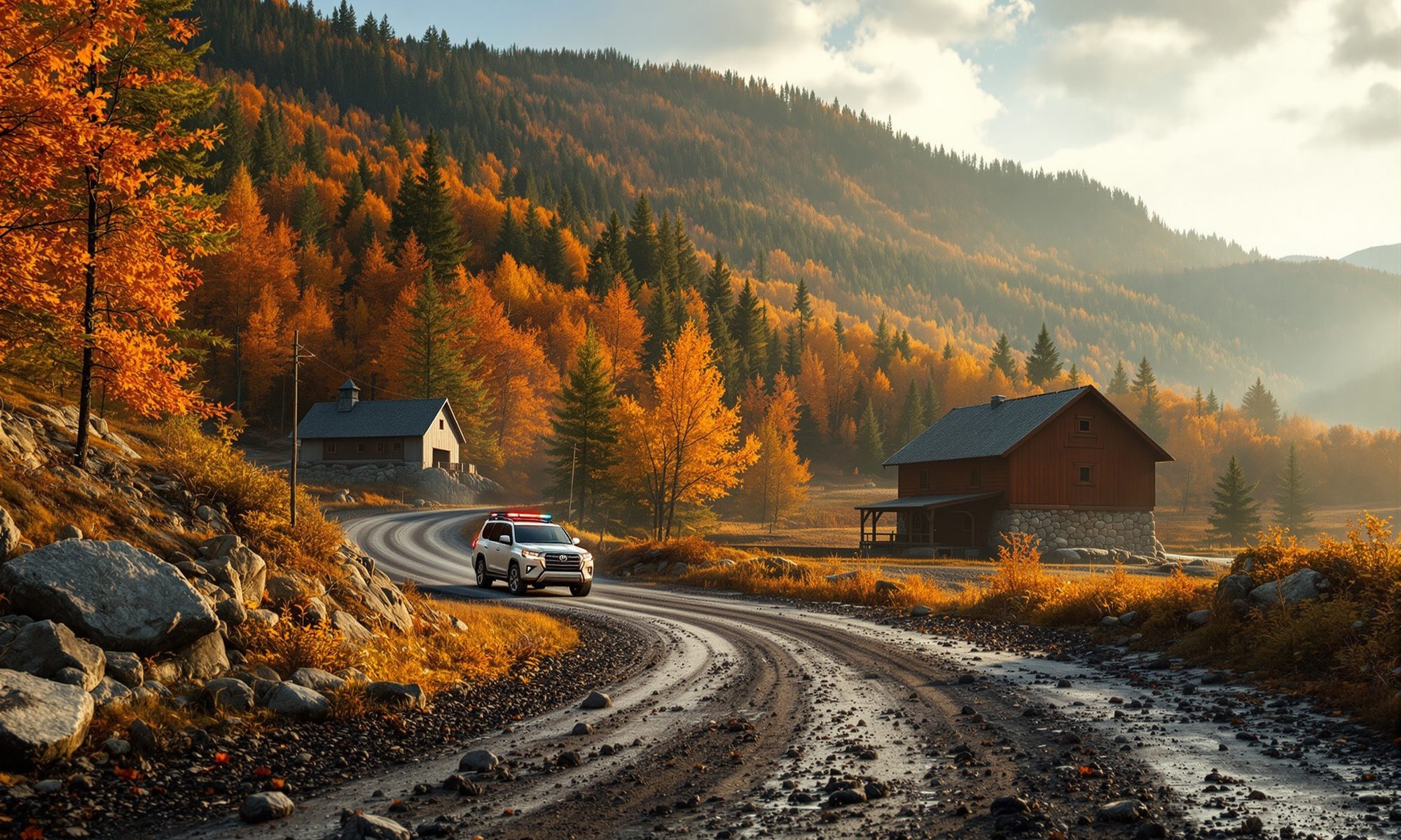 Overland trip in Vermont
